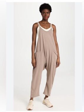 Free People Hot Shot Onsie in Mocha Latte